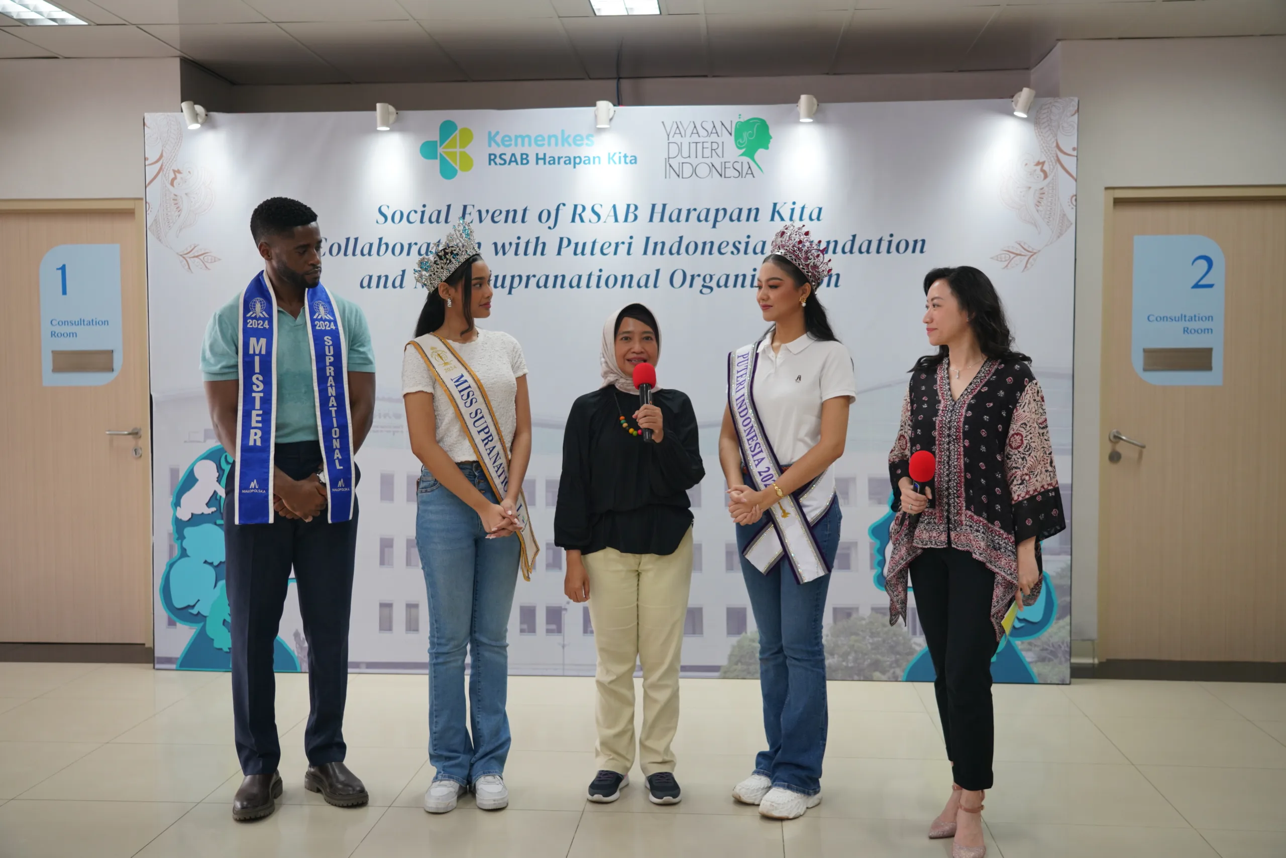 PUTERI INDONESIA & SUPRANATIONAL 2024 KUNJUNGI RSAB